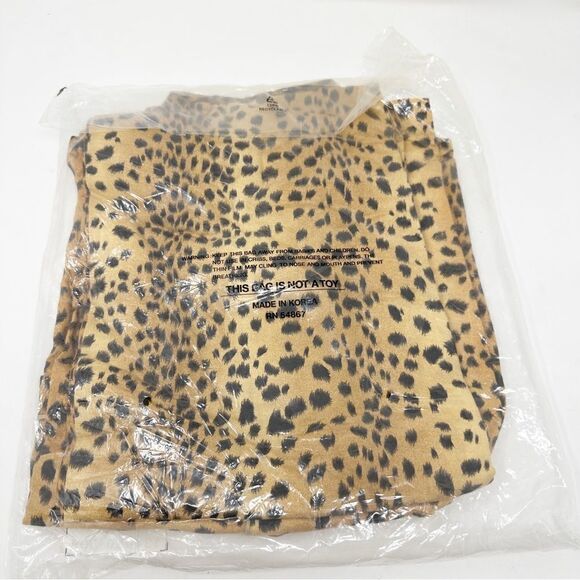 🦄RARE 90s VINTAGE Victorias Secret Pajama Set Unopened Small Cheetah Animal - Picture 4 of 4